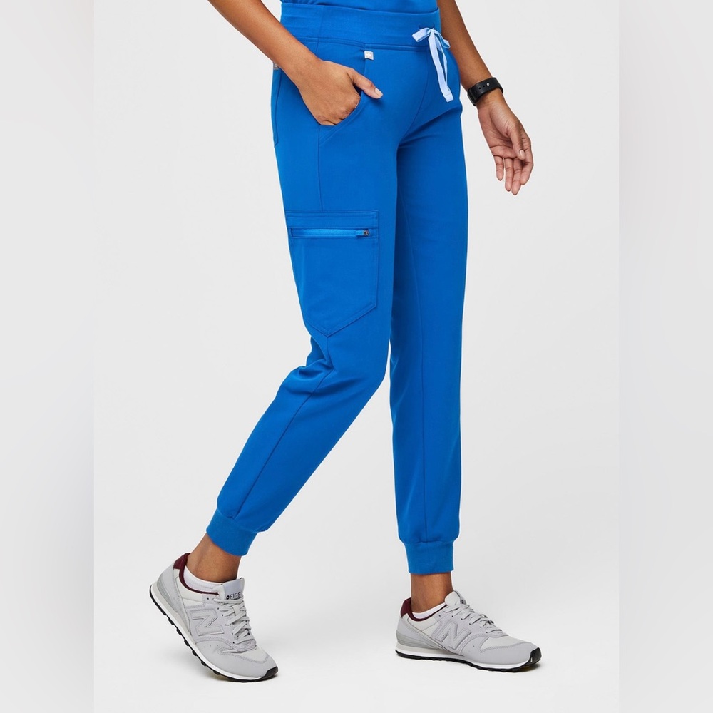 Women’s Zamora Jogger Scrub Pants - Royal Blue, Medium Petite